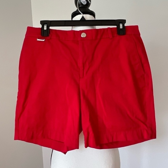 Lauren Ralph Lauren Lauren Active red shorts in a size 10 Tomato Girl Summer - Picture 1 of 16